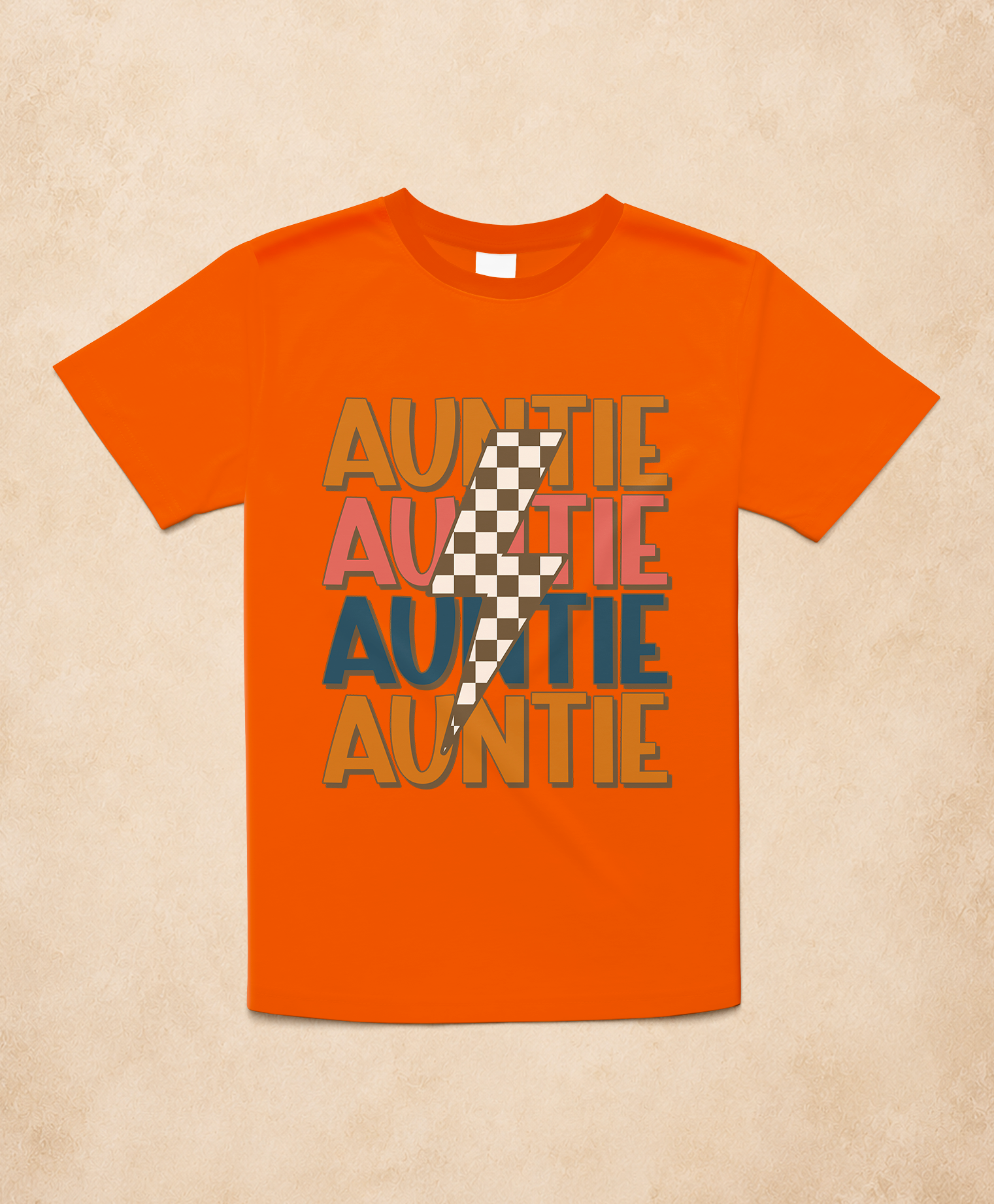 Retro Auntie Lightning Tee
