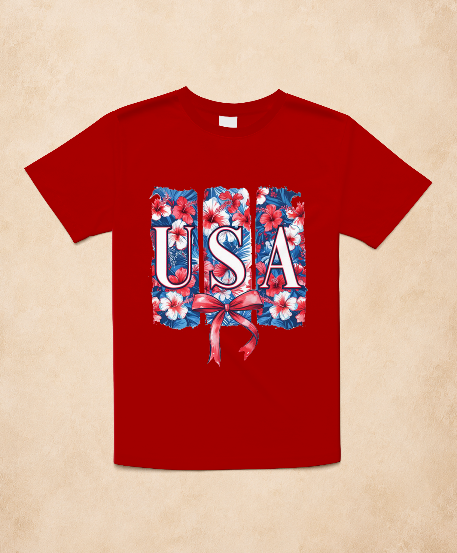 Americana Floral USA T-shirt