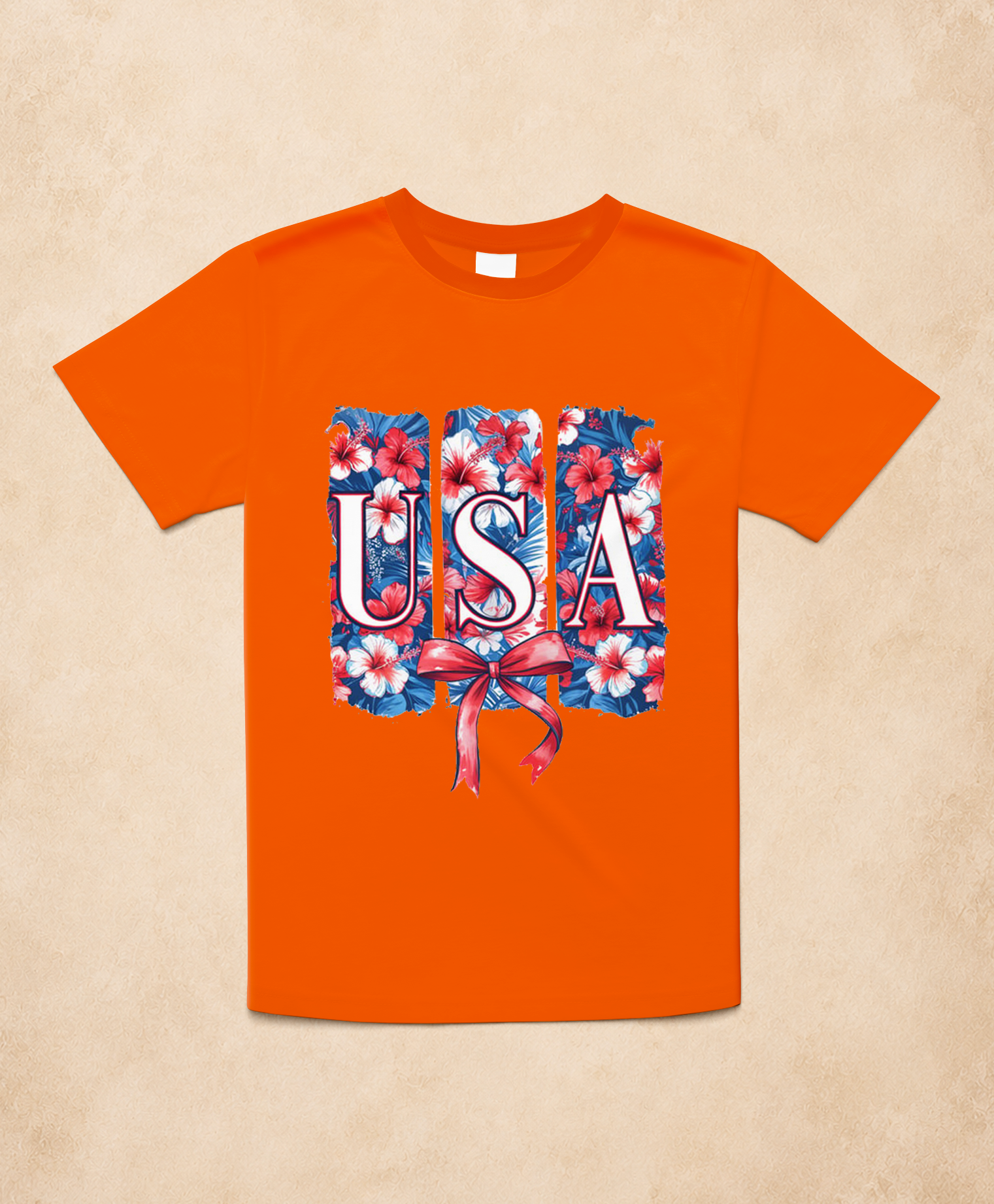 Americana Floral USA T-shirt